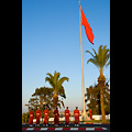 Rabat, Mausoleo Mohammed V, ammaina bandiera