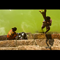 Karnataka - Badami, bacino Agastyatirtha