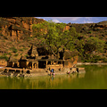 Karnataka - Badami, Templi di Bhutanatha, bacino Agastyatirha