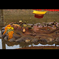 Valle di Kathmandu, Budhanilkantha, statua del Vishnu dormiente