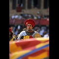 Siena - Palio, corteo storico, duce di Valdimontone
